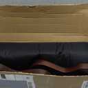 Zakkart Cat Perch for Window Sill with Bolster - Orthopedic Hammock Design with Premium Hardwood & Robust Metal Frame - Cat Window Seat for Large Cats and Kittens - Dark Stained Wood Brown Bed, 24''W