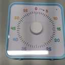 LIORQUE 60 Minute Visual Timer for Kids and Adults, Non-Ticking 7.5 Inch Large Visual Countdown Timers for Classroom Desk Countdown Clock with Magnetic Backing, Kids Pomodoro Timer Clock (Rainbow)