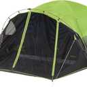 Coleman Carlsbad Dark Room Tent with Screened Porch, 4/6 Person Tent Blocks 90% of Sunlight to Keep Inside Cool, Weatherproof Shelter with Easy Setup, Made of PFAS-Free Materials