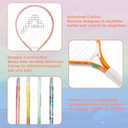 AMA SPORT Kids Tennis Racket for Junior Toddlers Starter Kit 17-25" Tennis Racquet for Girls and Boys with 420D Nylon Shoulder Strap Bag