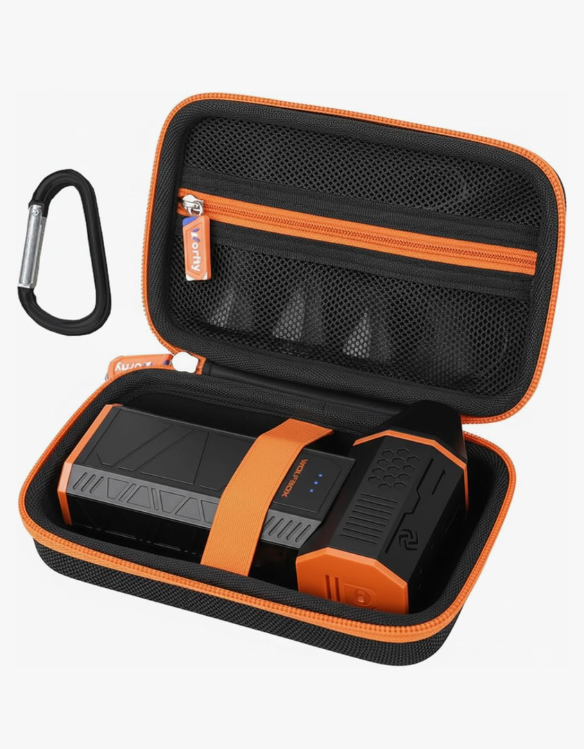 Case for WOLFBOX MF50/ VASSON/ZOAIVR Electric Air Duster, Travel Portable Hard Storage Bag(Case Only) (Black)