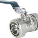 Compressor valve part MaxLine RapidAir M8040 1" In Line Ball Valve For 1 Inch Max Line Air Tubing,O-Ring Sealed