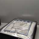 Serta Goose Feather Down Fiber Cotton Comforter King Size - 100% Cotton Duvet Insert - Hotel Luxury Hypoallergenic Bedding Comforter All Season Medium Warmth 106 x 90 Inch White