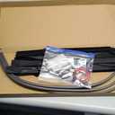 4 Pcs Car Side Window Sun Shades - Car Magnetic Track Blinds Curtains, Car Window Curtains, Car Summer Sunshade Accessories, Protecting Infant Sleep Privacy Sun Shades Black