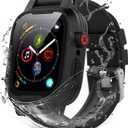 YOGRE Apple Watch 44mm Case Series 6/5/4/SE, Waterproof Protective Case with Built-in Screen Protector, Dustproof Shockproof Case for iWatch Series 6/5/4/SE