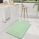 Arotive Memory Foam Bathroom Rug Mat 47x24, Ultra Soft and Absorbent Bath Mat, Machine Wash Dry, Comfortable Bath Rug Carpet for Bathroom Floor, Tub and Shower, Sage Green