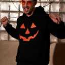 Arvilhill Mens Halloween Pumpkin Hoodies Funny Skeleton Sweatshirts (S-3XL) (S)