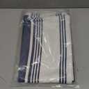 Urban Villa Kitchen Towels 100% Cotton Dish Towels for Kitchen (Set of 6) 20x30 Dish Cloths Highly Absorbent Kitchen Linen Set with Hanging Loop Perfect for Drying Dishes Cleaning Towels-Blue White