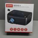 GPX Movie+ 480p Projector with DVD/CD Player and Bluetooth Transmitter, PJD713B