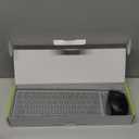 seenda Wireless Bluetooth Keyboard and Mouse Combo, COE401 Rechargeable Slim Keyboard Mouse, 3 Multi-Device Connection, Compact Quiet Set Compatible for Mac/Windows Laptop MacBook iPad, Black Gray