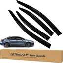 Tape-on Rain Guards for 2020-2024 Corolla Sedan, for 2020-2024 Toyota Corolla AccessoriesSide Vent Visors Shades Window Deflectors for Toyota Corolla