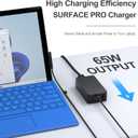 65W Surface Pro Laptop Charger-for Microsoft Surface Pro Charger Windows Surface Laptop 6,5,4,3,2,1,for Microsoft Surface Pro10,9,8,7+,7,6,5,4,3,X,Surface Book3,2,1,Surface Go Tablet,Support 44W, 10FT