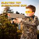 Realistic Automatic Toy Gun for nerf Guns Darts Electric Sniper RifleToy Guns for Boys with Scope 100 Soft Bullets 2 Magazines, Foam Blasters for Adults Kid Age 8-12 + Outdoor Toys for boy