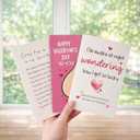 3 x POMELION Valentines Day Card for Her Wife from Husband - Funny Anniversary Card Gifts for Wife, Girlfriend - Sexy Gifts For Lover, Couple - Valentine's Card