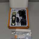 oneisall Dog Clipper Low Noise, Dog Grooming Kit with Rechargeable, Pet Shaver Cordless Electric Quiet Hair Clipper Set for Dogs Cats PetsGold