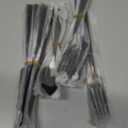 Stapava 40 Pcs Black Silverware Set, Food-Grade Stainless Steel Flatware Set for 8 Mirror Polished Cutlery Utensil Sets Include Dinner Knives Spoons and Forks Set Dishwasher Safe for Home Restaurant