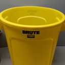Rubbermaid Commercial Products Brute Trash Can, Yellow, 10-Gallon