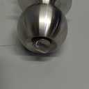 BESTTEN Keyed Entry Door Knob with Lock, Interior and Exterior Door Lock, Standard Ball, Satin Nickel