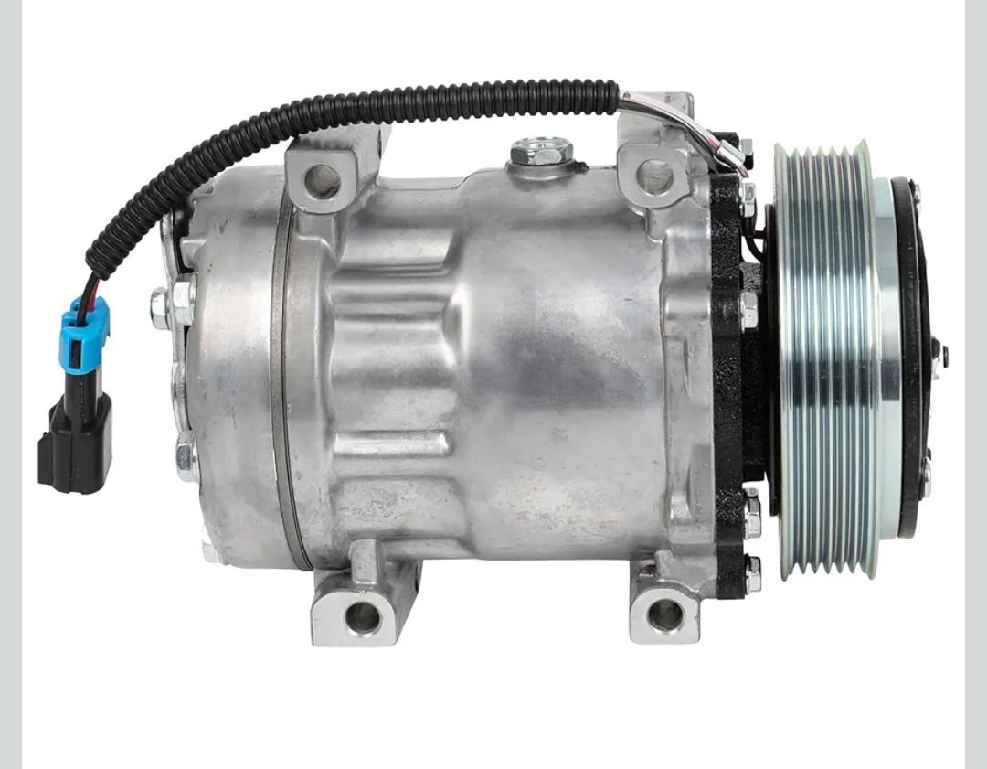 ECCPP AC Compressor with Clutch 2002-2007 Fit for Freightliner Century Class 12.7L 12.8L 14.0L 14.6L Fast Cooling AC Compressor