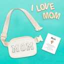 Lamyba Mom Gifts,Mothers Day Gifts for Mom from Daughter/Son,Waterproof & Adjustable Strap Fanny Pack/Crossbody Bag for Mom, New Mom/Boy Mom Gifts,Baseball Mom Accessories,Sports Mom Must Haves