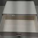 Clear Drawer Organizer Stackable Drawer Storage Makeup Organizer for Store Cosmetics and Skincares, Suitable for Vanity, Bathroom Home Organization-White