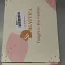 Pink Wig for Women Wavy Curly Light Pink Bob Wigs Middle Part 14 Inch Shoulder Length Heat Resistant Synthetic Colorful Wig