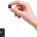 Mini Camera Magnetic Wireless 2026 HD Camera Small Home Security WiFi 1080P Micro Nanny Cam with Motion Detection Cloud & SD Storage Night Vision Wide Angle Tiny Cameras for Baby Office Indoor Outdoor (Black)