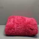 Fluffy Round Area Rugs for Living Room,Hot Pink 6'X6'Shag Circle Area Rugs for Bedroom,Non Slip Fuzzy Plush Rug for Kids Room Boys Girls Room and Dorm