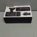 LECTRUS 4K Dash Cam Front and Rear Inside, 3 Channel Dash Camera for Cars with 64GB SD Card, 5G WiFi Dash Cam, APP Control, Night Vision, 3" IPS Screen, G-Sensor, Loop Recording, K02 Pro