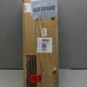 QEEIG Bathroom Floating Shelves for Wall - 15.7" Wall Mounted Shelf Over Toilet Farmhouse Home Decor Display Bookshelf Small 15.7 x 6.7 inch Set of 2, Rustic Brown (008-40BN)