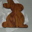 Affinity Decor Bunny Shaped Wood Serving Board, Wood Cutting Board for Kitchen, Wooden Charcuterie Boards, Funny Serving Platter for Cheese and Food, 14.3" x 10.5"
