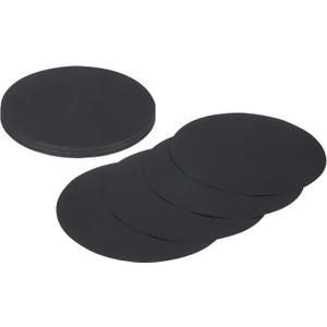 MECCANIXITY 24 Pcs Circle Card Stock, 11.4 Inch Round Cutouts Paper Thick Cardboard Circles for Crafts Paint Supply DIY Projects Bulletin Board Decor, Black