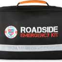Always Prepared Premium Roadside Emergency Kit for Car - Car Safety Kit, Tools, First Aid, Visibility Gear & More - Perfect Roadside Assistance Kit Gift for New Drivers (125 pc)