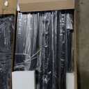 Rolanstar Metal Bunk Bed Twin Over Twin with USB Charging Station, LED Bunk Bed with 2 Storage Drawers, Bed with Safety Guardrail & Ladders, No Box Spring Needed, Easy Assembly, Black