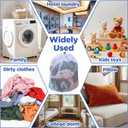 20 Pcs Mesh Laundry Bags Bulk with Drawstring 20 x 24'' Hanging Heavy Duty Medium Mesh Dry Cleaning Bag Machine Washable Large Net for Clothes,Sock,Bed Linen Dormitory Travelling Camping