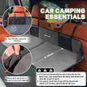Car Rear Seat Mattress Extension Plate, Foldable Car Back Seat ExtenderPortable Mattress for Sleeping, Increase Travel Trunk Space and Car Bed Camping Space for Cars, SUV, Model Y/3