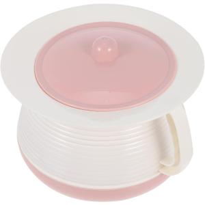 Healifty Portable Spittoon with Lid Small Chamber Pot for Elderly Kids Covered Night Urinal Portable Toilet for Home and Hospital 8.26X7.28X5.51 Inch