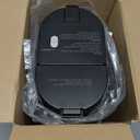 Horavie Mini Single Serve Coffee Maker for K Cup and Ground Coffee, Fast Brew One Cup Coffee Machine with Descaling Reminder and Water Window, 6 to 12 oz. Brew Sizes, Black (9.45 Inches)