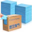 HunnmingRe 300 Sheets 9.84 x 13.78 in Disposable Shop Towels Bulk Heavy Duty Shop Towels Lint Free Paper Absorbent Anti Dissolution for Garage Car Work(Blue)