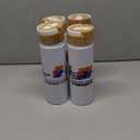 27 Oz Water Bottle Stainless Steel Thermos Flask - Insulated Vacuum, Leak Proof, Keeps Drinks Hot/Cold - Ideal for Coffee, Tea, Water - White (Pack Of 4)