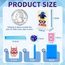 Deluxe American Mahjong Tile Set, 166 Unique Designer Tiles, Blue