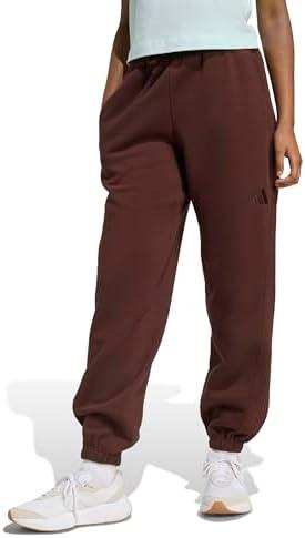 adidas Womens All Season Fleece Sweatpants Casual - Brown M