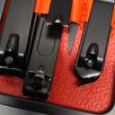 Glamne Manicure Set Nail Clippers Kit Professional Stainless Steel Nail Care Tools with Leather Travel Case 10 in 1 Black