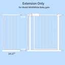 Fairy Baby Fairy Baby Walk Through Baby Gate Auto Close White Child Safety Gates Extension