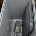 IRIS USA Dog Food Storage Container with Wheels, Airtight Lid, 2-Cup Scoop, Up to 40 Pounds Pet Food Storage, Built in Scoop Storage in Lid, Versatile Pet Food Bin, Portable, BPA Free, Gray/Dark Gray