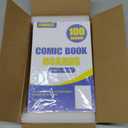 100 PCS Current Size Comic Book Boards, 6.75" x 10.5" Acid-Free Comic Book Backing Boards, Thick and Durable Books Board for Comic Book Storage and Preservation
