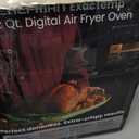 CHEFMAN ExacTemp 12 Quart 5-in-1 Air Fryer with Integrated Smart Cooking Thermometer, 28 Touchscreen Presets, Rotisserie, Dehydrator, Bake, XL Convection Oven with Auto Shutoff, Black