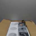 Espird Bathroom Vanity Light,3 Light Matte Black Light Fixture with Thickened Seeded Glass Shade, 24 inch Modern Wall Sconce,Vanity Light Over Mirror for Bathroom