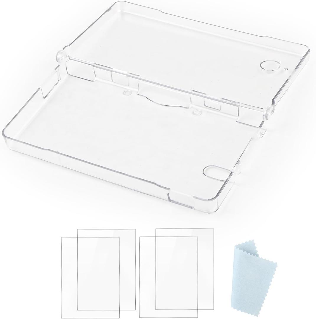 Transparent Hard Shell Case Cover for Nintendo DSi/NDSi Protective Hard Clear Crystal Case Accessories Replacement Parts
