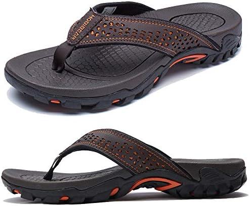 KIIU Mens Thong Sandals Indoor and Outdoor Beach Flip Flop, Size 42